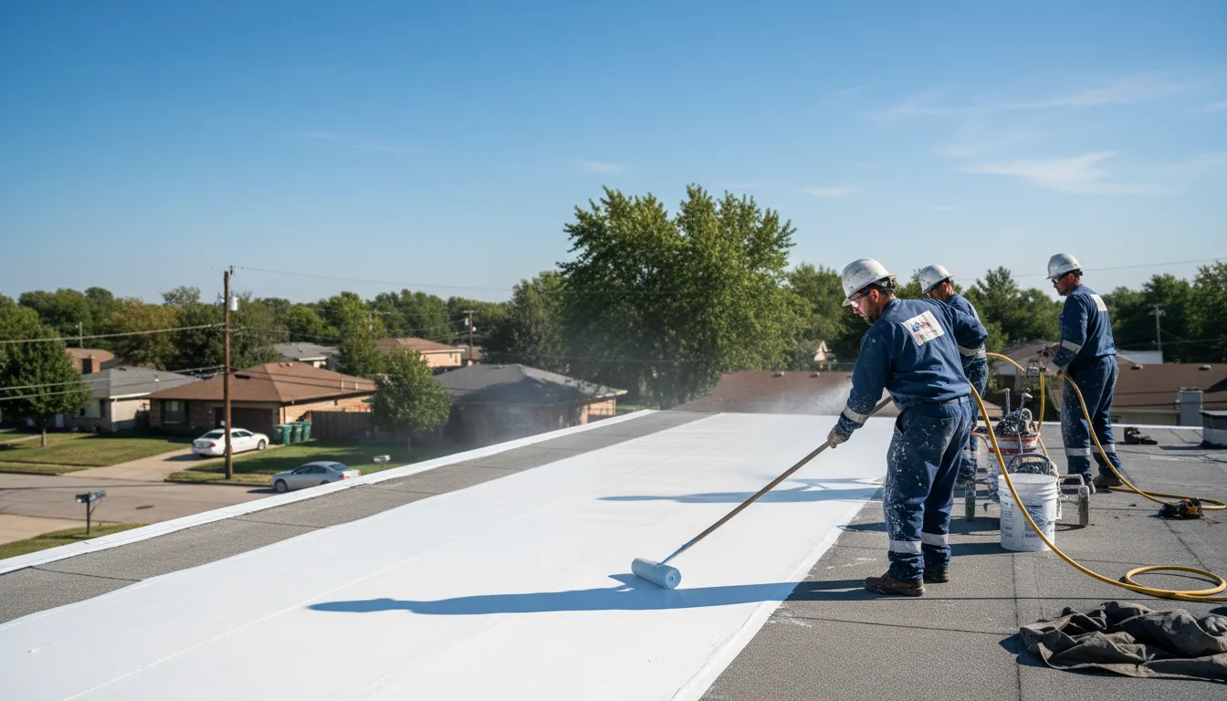 Commercial roof coating in Chama, NM near me